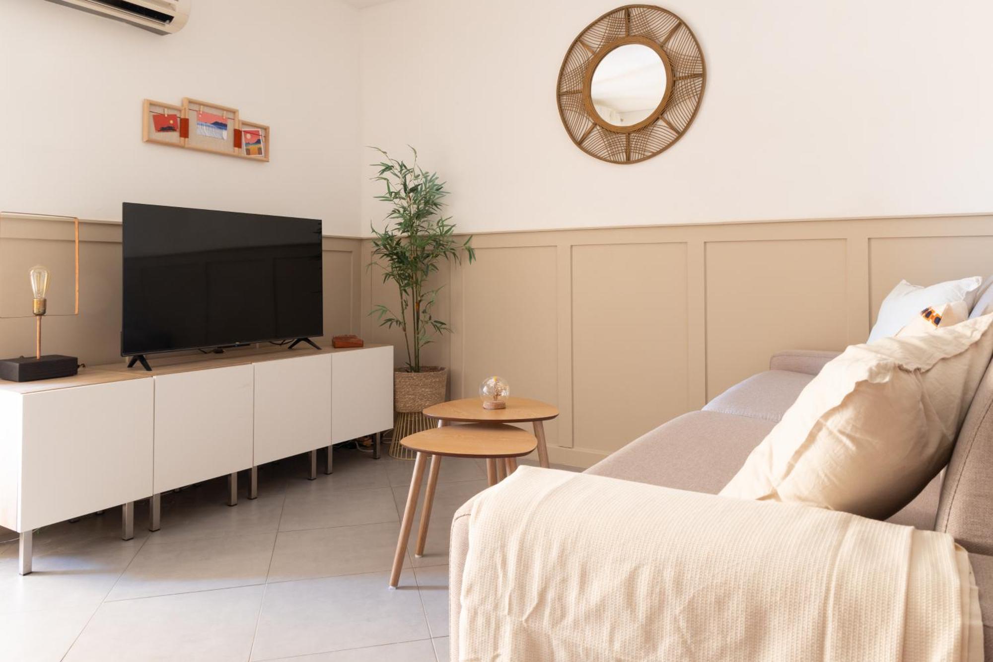 Appart Cosy, Piscine, Clim, Parking Prive - Proche Plage - Arrivee Autonome - Lit Queen Size 滨海拉塞讷 外观 照片
